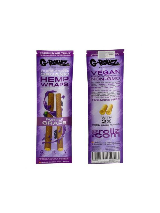 G-Rollz Blunt x2 pre-rulat din canepa aroma Struguri Mov