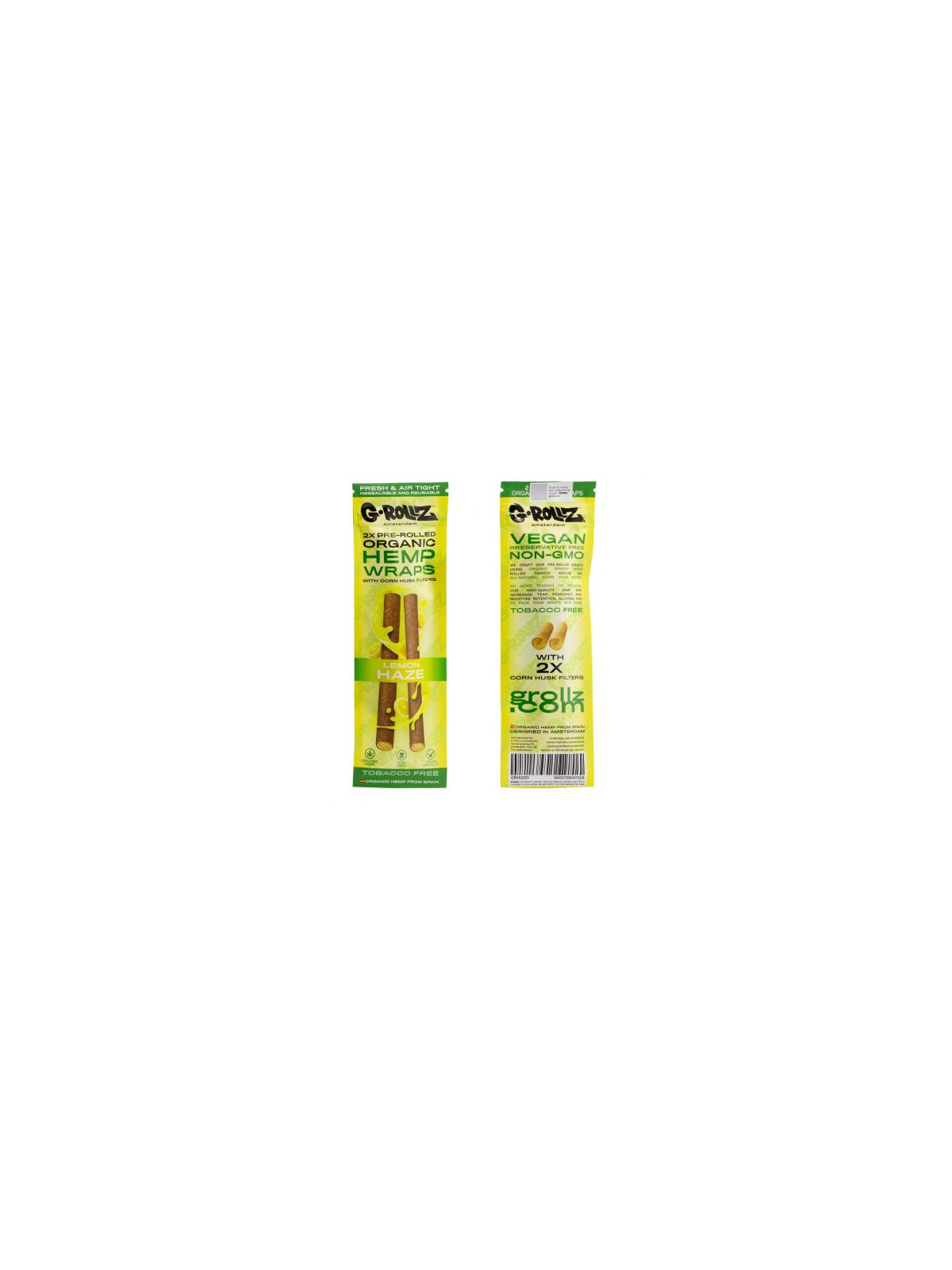 G-Rollz Blunt pre-rulat x 2 din canepa aroma Lemon Haze