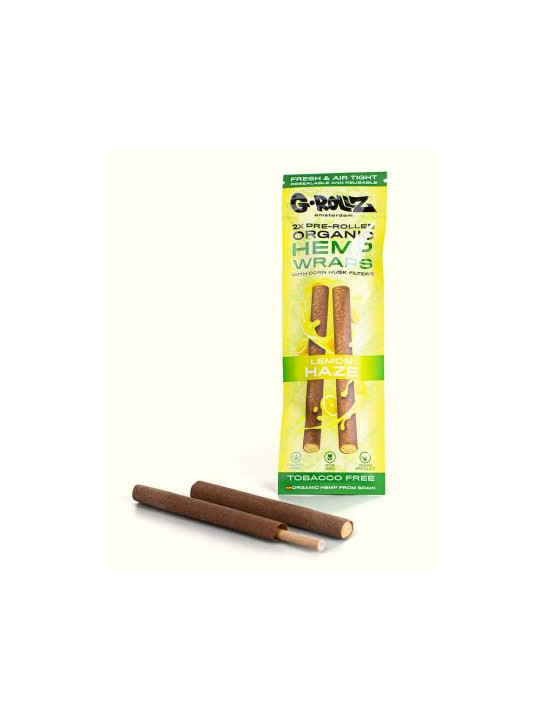 G-Rollz Blunt pre-rulat x 2 din canepa aroma Lemon Haze