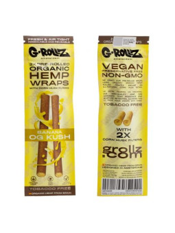 G-Rollz Blunt pre-rulat din canepa aroma Banane x2