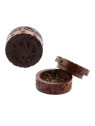 Grinder Rosewood cu capac cu frunza sculptata - 2part- Ø-40mm