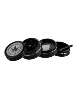 Grinder Grace Glass Amsterdam Negru - 4part Ø-40mm