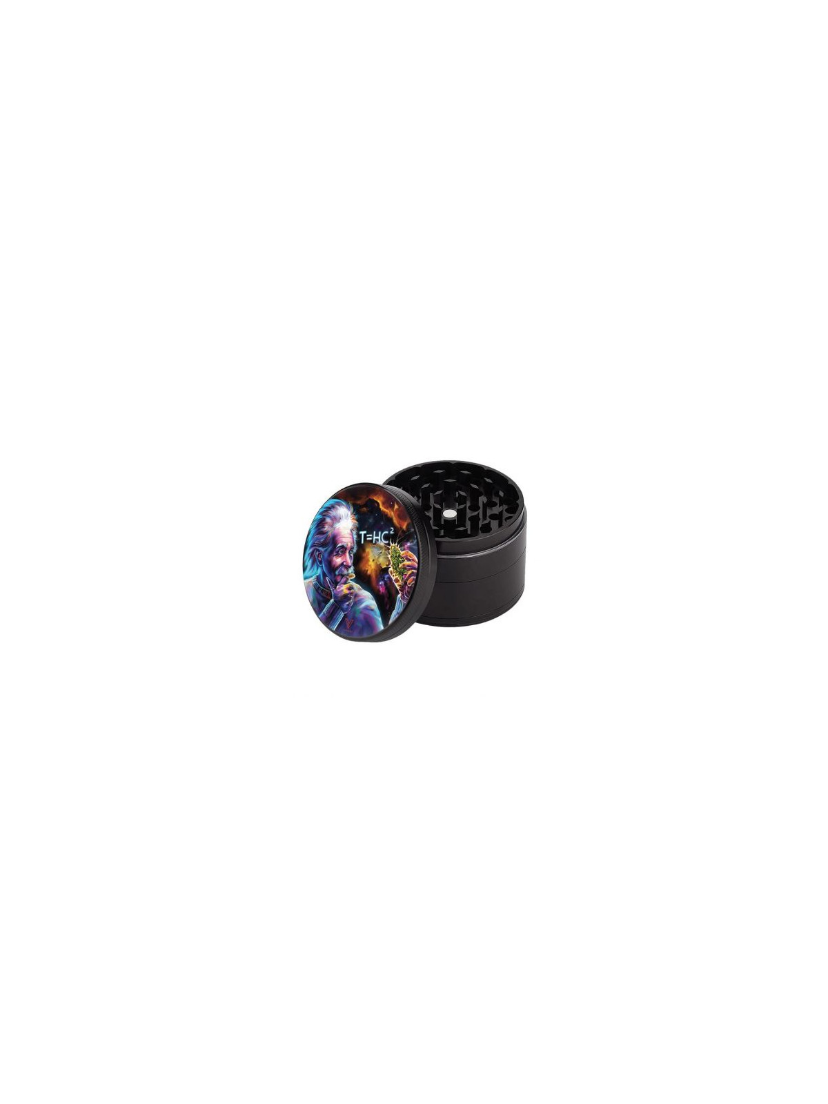 Grinder din Ceramica V Syndicate - Non-Stick 4 parts - Black Hole Ø-55mm