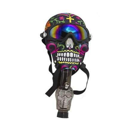 Bong Masca Amsterdam Aztec Skull H-230mm