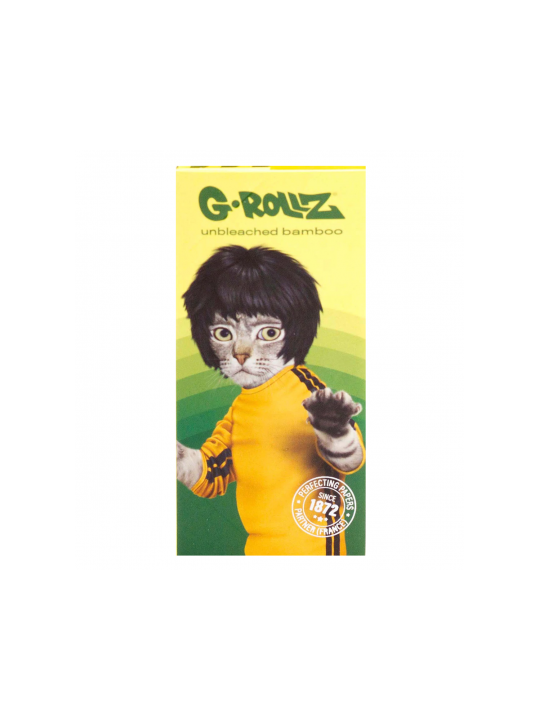 Foițe King Size Slim G-ROLLZ Bambus 'Kung Fu Dogs' organice