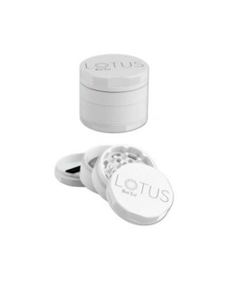 Grinder Non Stick Ceramic Black Leaf Lotus 4-part Ø-63mm