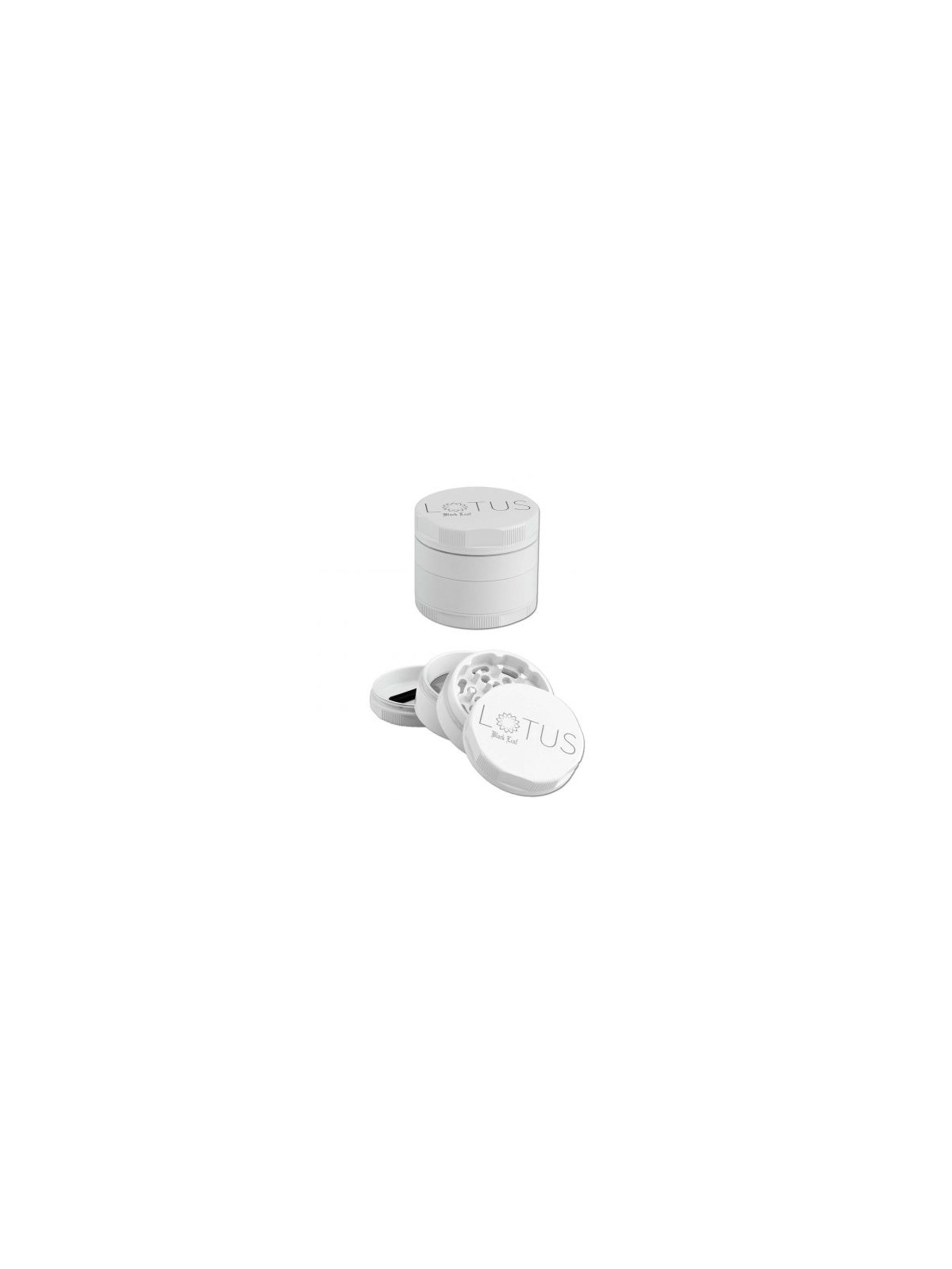 Black Leaf Lotus Non-Stick Ceramic Grinder 4-part Ø-53mm