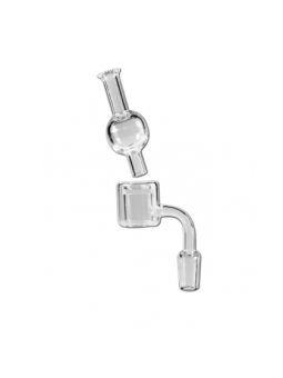 Glass Banger Set clear Grinding with Carb Cap SG19