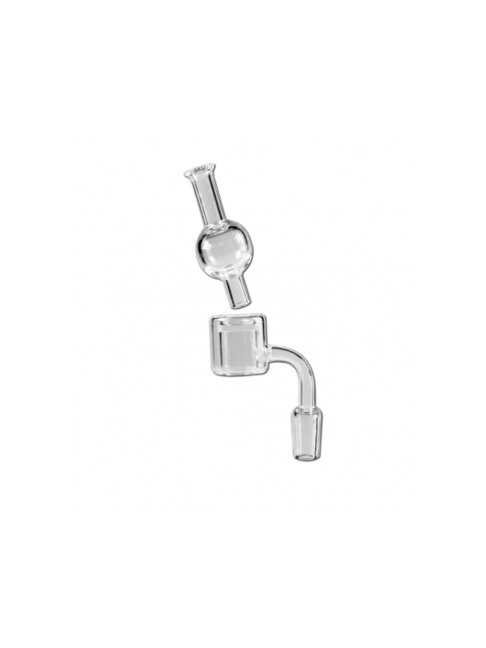 Glass Banger Set clear Grinding with Carb Cap SG19