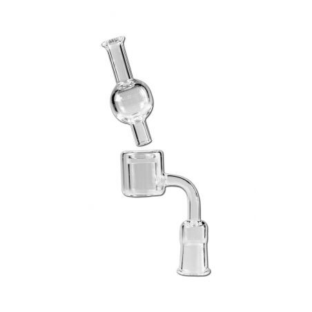 Glass Banger Set clear Grinding with Carb Cap SG14