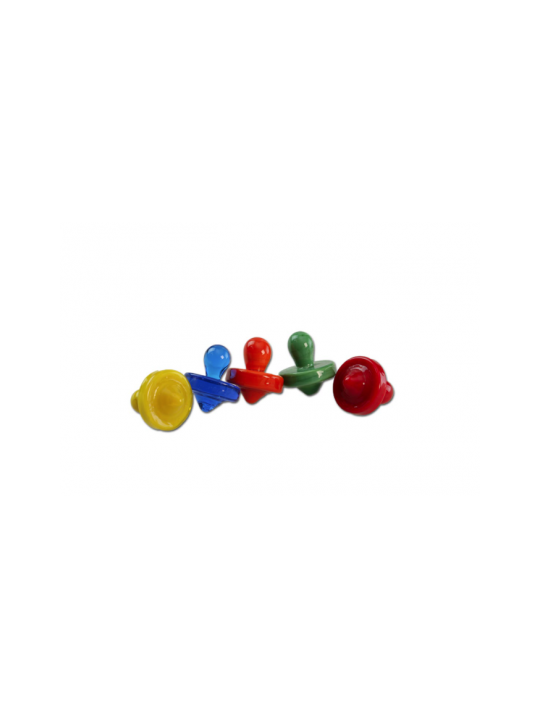 Glass Carb Cap Spinning Top Colour Mix