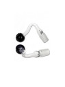 Black Leaf Glass Banger SG19