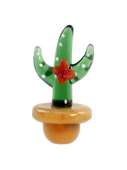 Glass Carb Cap Cactus