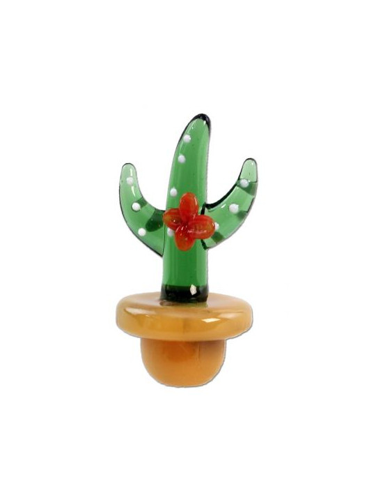 Glass Carb Cap Cactus