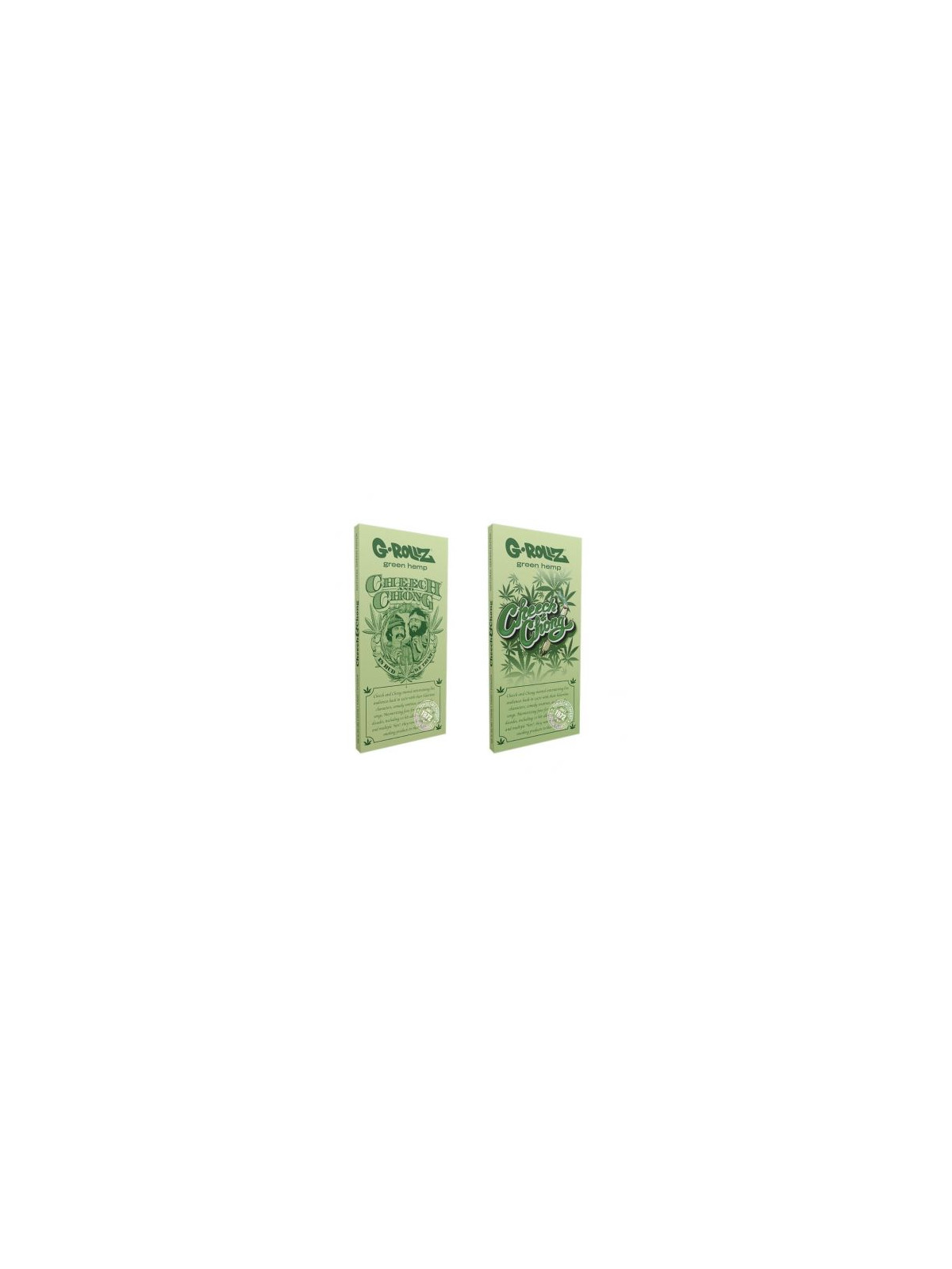 Foite King Size Slim G-Rollz Cheech &Chong cu santier si filtre Green Hemp