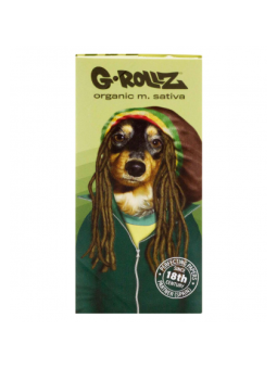 Foite King Size Slim G-ROLLZ Organic M.Sativa Reggae + santier si filtre