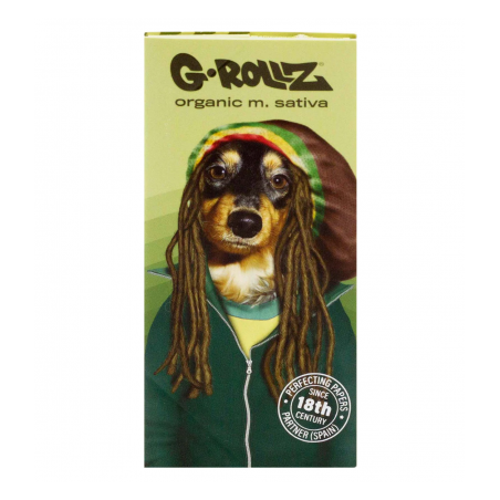 Foite King Size Slim G-ROLLZ Organic M.Sativa Reggae + santier si filtre