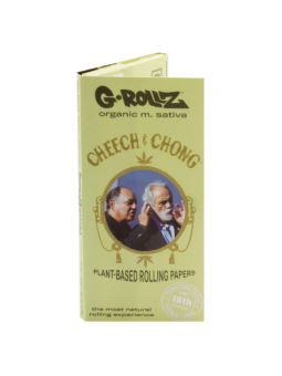 Foite King Size Slim G-Rollz Organic M.Sativa Cheech & Chong cu santier si filtre