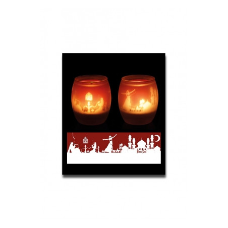 'Black Leaf' Tealight 'Oriental'