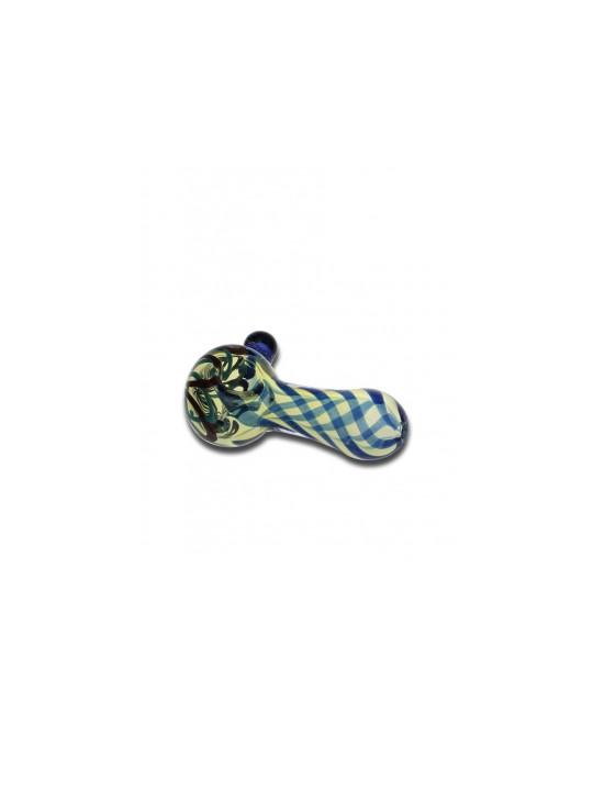 Pipa sticla Blue/Yellow