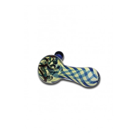 Pipa sticla Blue/Yellow