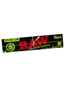 Foite Raw Extra-Subtiri Black King Size Slim din Canepa