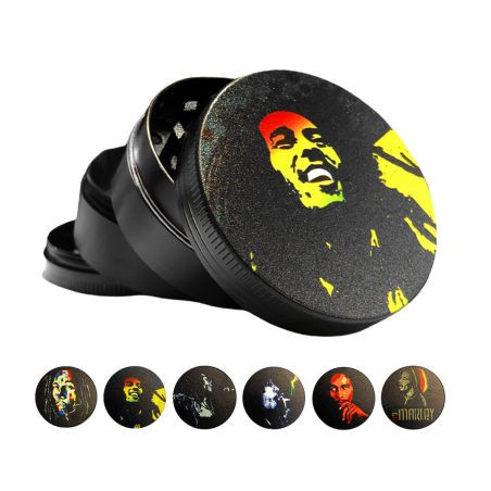 Grinder Bob Marley Metal 4 Parts Ø-50mm