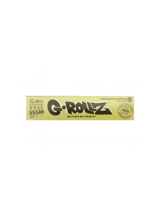 Foite King Size Slim G-Rollz Organic M. Sativa