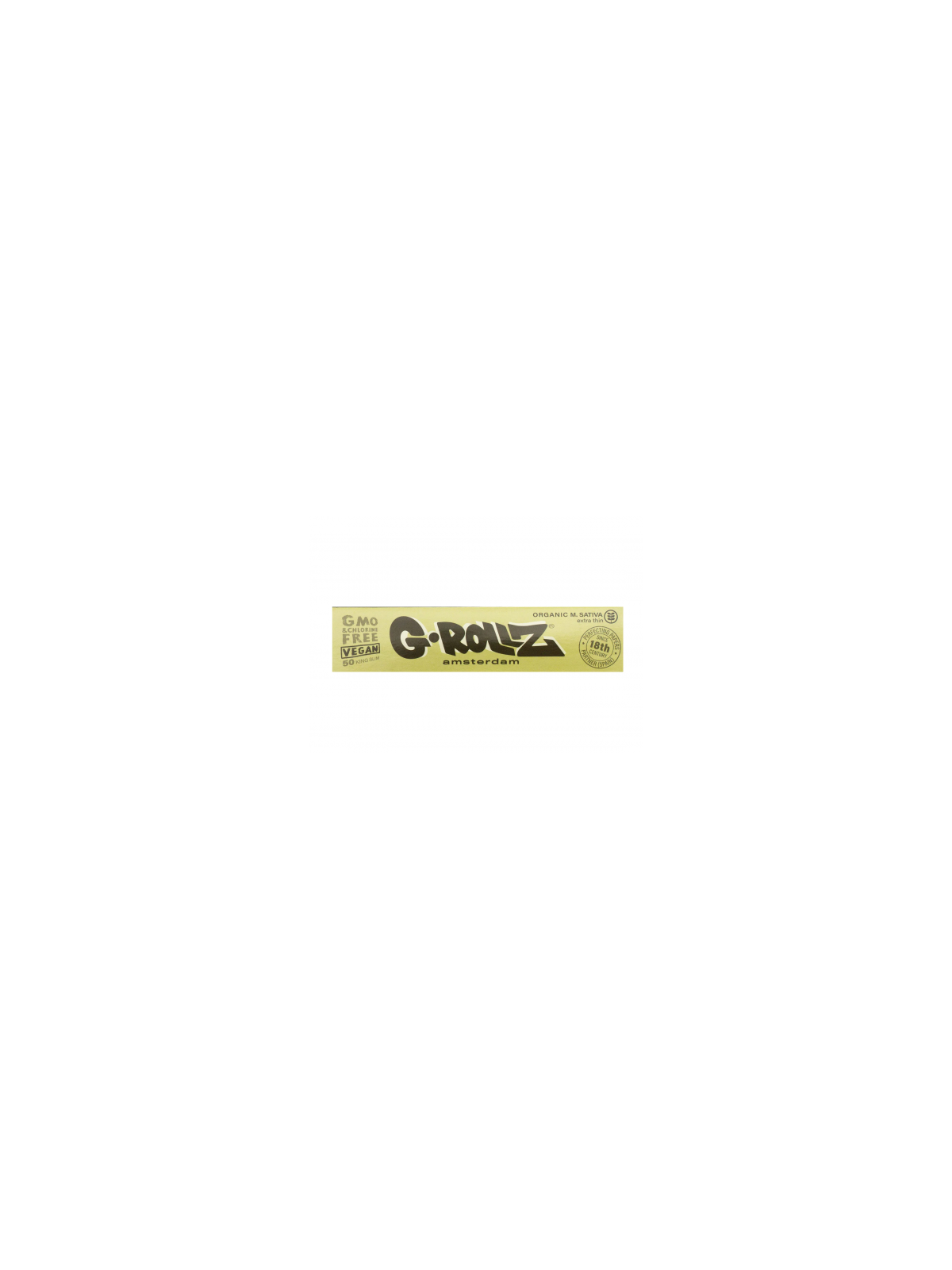 Foite King Size Slim G-Rollz Organic M. Sativa