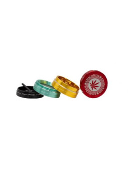 Grinder Grace Glass 'Rasta' 4part Ø-50mm