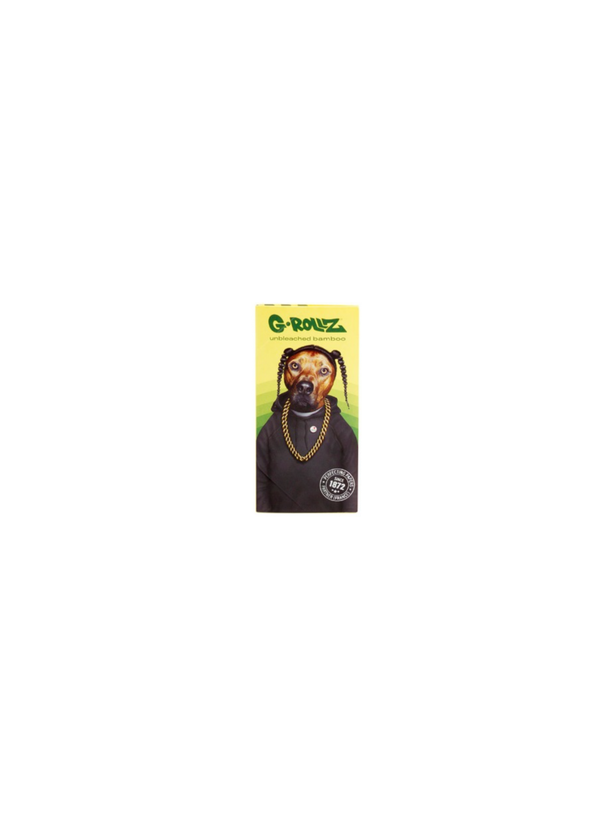 Foite King Size Slim G-Rollz 'Reggae Rap' din bambus cu santier si filtre