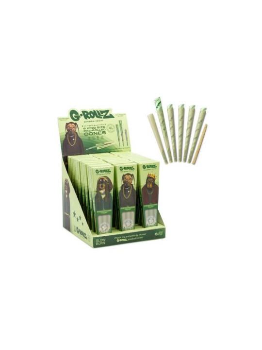 Conuri x6 KS G-rollz Pets Rock - Organic Green Hemp