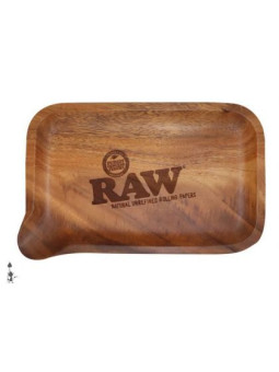Tava de rulat Raw din lem cu spatiu pentru scurgere