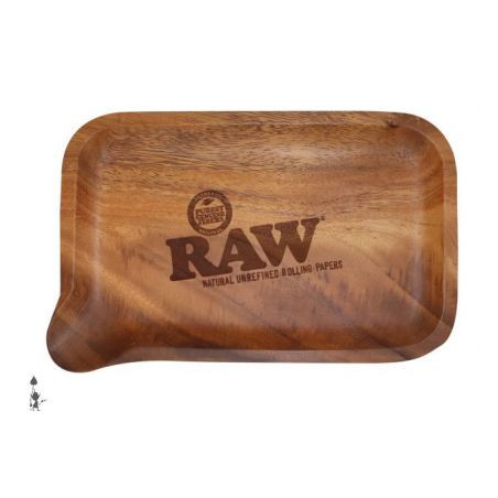 Tava de rulat Raw din lem cu spatiu pentru scurgere