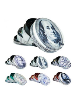 Grinder metalic 'US President Dollar Bill'- 4part Ø-50mm