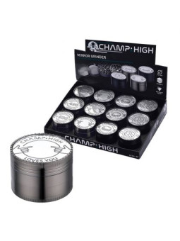 Grinder metalic 'Champ High Mirror'- 4part Ø-52mm