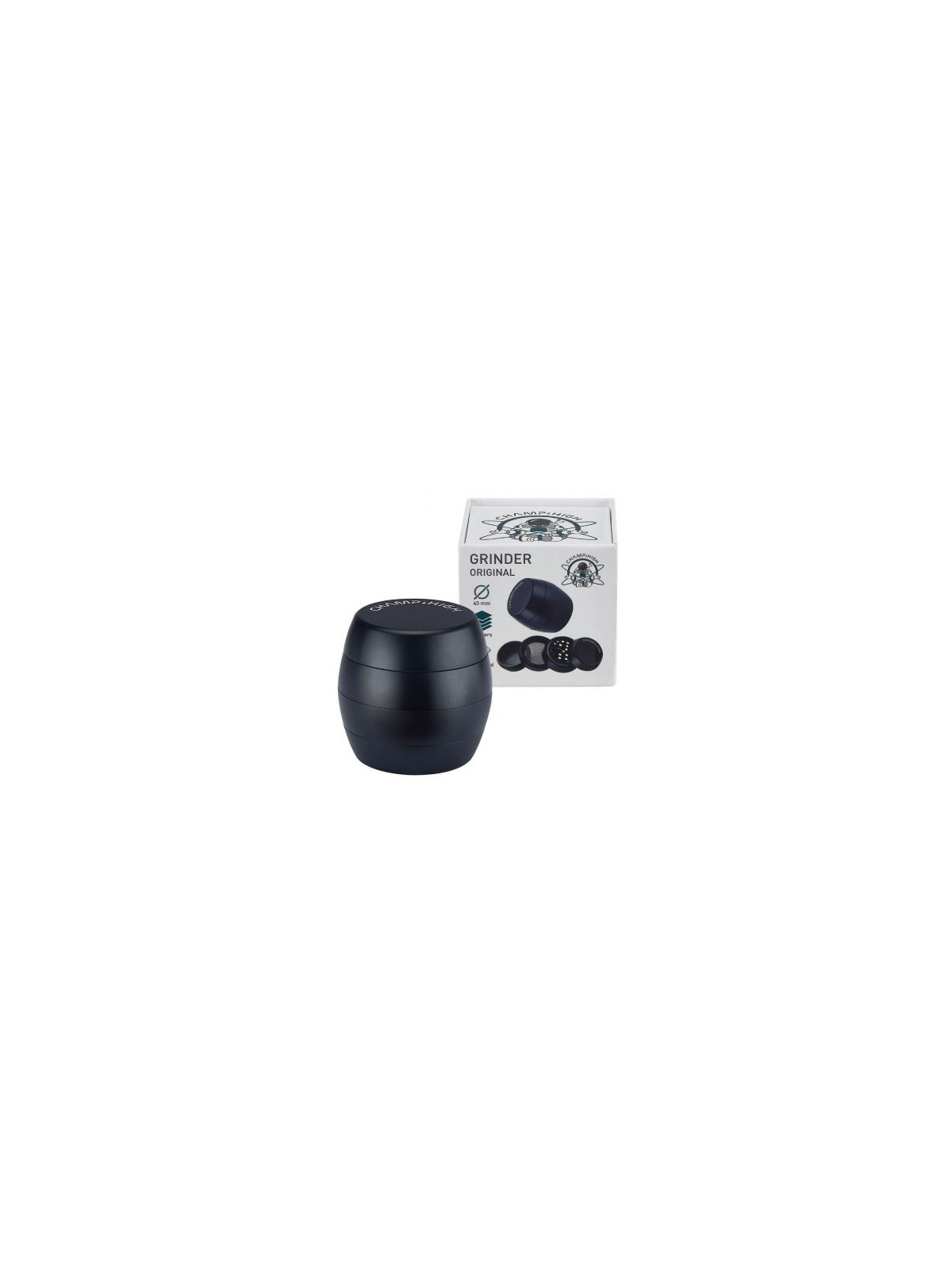 Grinder din aluminiu 'Champ High Egg'- 4part Ø-40mm