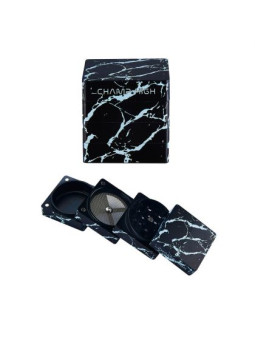 Grinder metalic ' Champ High Marble Square'- 4part Ø-50mm