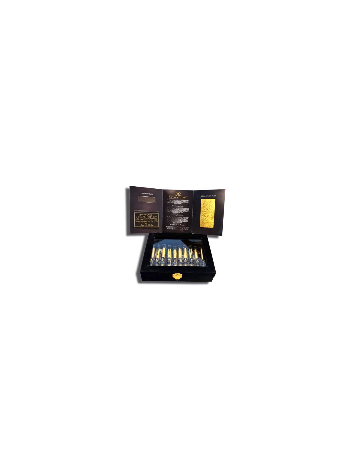 Con pre-rulat + Foita de aur 'Royal Rolling' 24k Gold- x1buc