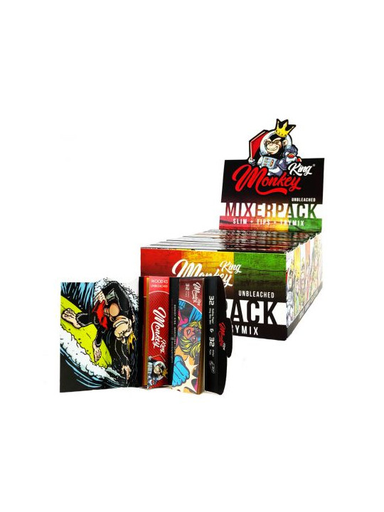 Foite King Size Slim 'Monkey King' cu santier si filtre