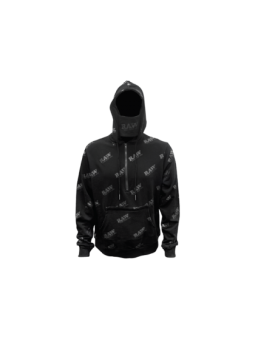 Hanorac cu Gluga 'Raw' Black