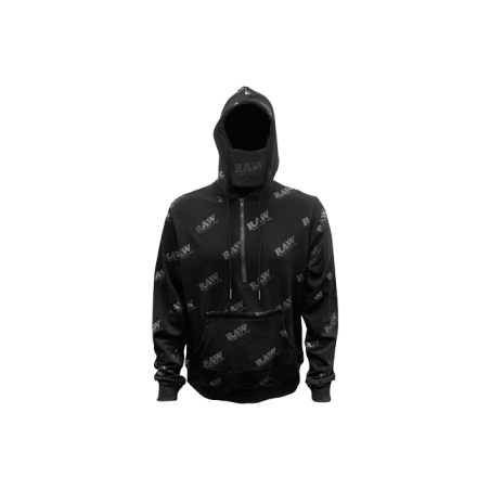 Hanorac cu Gluga 'Raw' Black