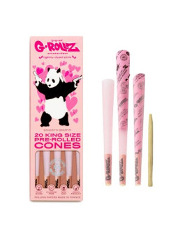 G-ROLLZ Conuri Banksy's Graffiti 'Lightly Dyed Pink' x20