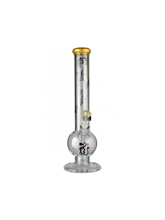 Bong 'Black Leaf' Golden Dragon 'GTI Series' H-450mm