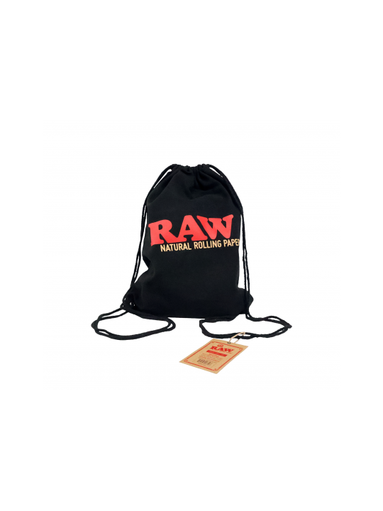 Geanta 'Raw Black' cu șnur negru