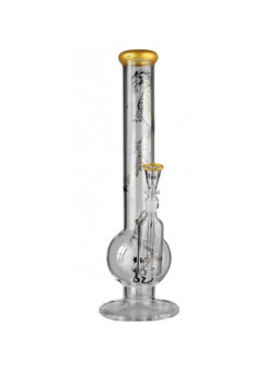 Bong 'Black Leaf' Golden Dragon 'GTI Series' H-450mm