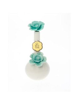 Bong 'Rosette Aqua Green' 'MyBudVase' H-180mm
