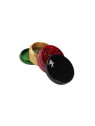 Grinder 'Black Leaf' Rasta 'Medium' - 4Part Ø-49mm