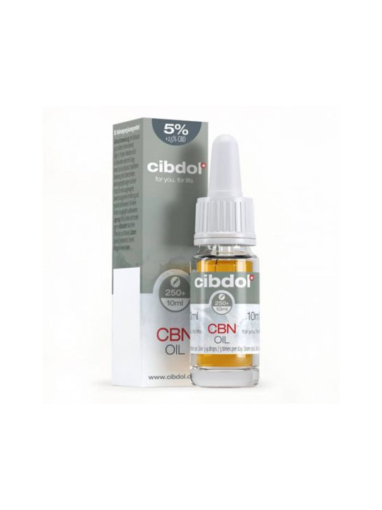 Ulei CBD 'Cibdol' 5% CBN + 2.5% CBD - 10ml