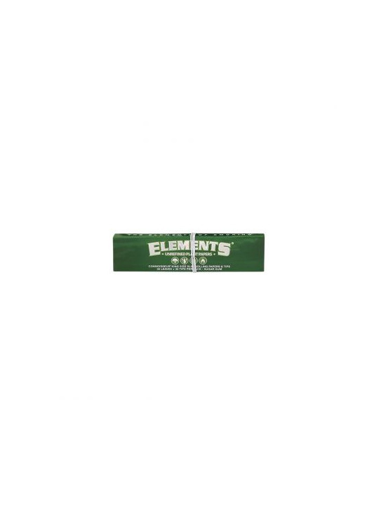 Foite neinalbite din plante King Size Slim 'Elements' Green Connoisseur cu filtre
